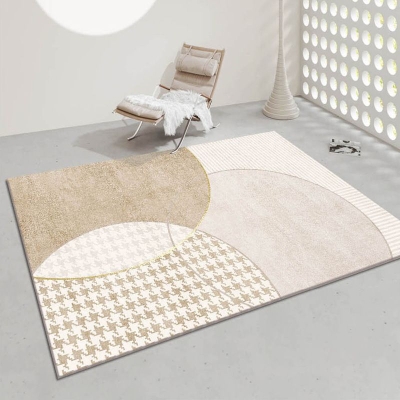 Tappeto verde contemporaneo Tappeto con motivo in poliestere Tappeto resistente alle macchie per la decorazione domestica