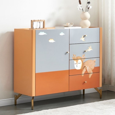 Klassische Glam-Aufbewahrungstruhe aus Stein, Kommode f&uuml;r Schlafzimmer