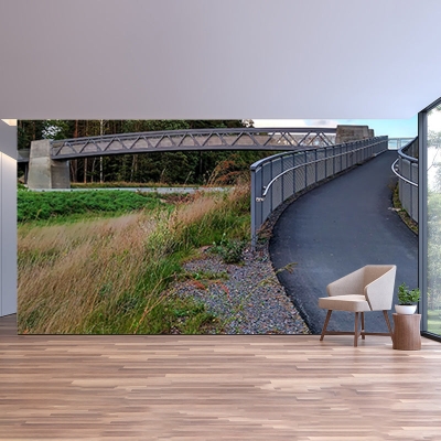 Fotografie Outdoor Path Wandgem&auml;lde Wohnzimmer Wandtapete