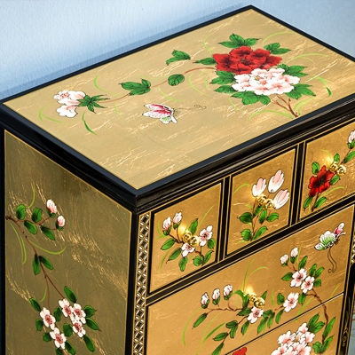 Amerikanische traditionelle Dessous-Truhe aus Holz f&uuml;r das Schlafzimmer