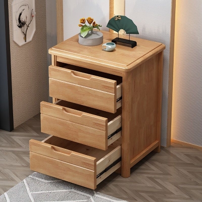 Traditionelle Kommode aus massivem Holz, vertikale Kommode f&uuml;r Schlafzimmer
