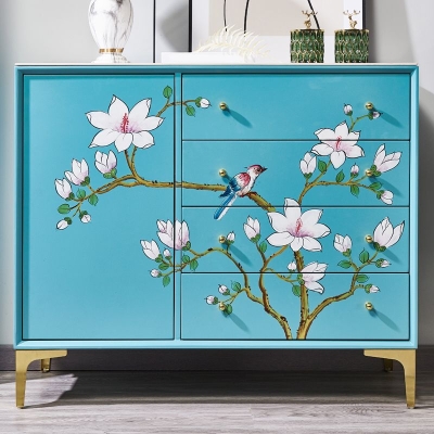 Glam Combo Kommode, horizontale Truhe aus Stein f&uuml;r Schlafzimmer
