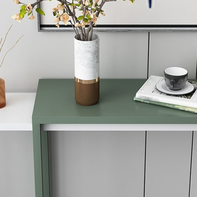 Konsolentisch mit Kufengestell, 11,8" W Ironcraft Moderner Konsolen-Sofatisch f&uuml;r den Flur