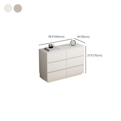 13,65 Zoll breite moderne Kommode mit Stauraum, Kommode aus Stein