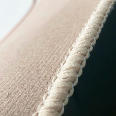 Tappeto a forma rettangolare per soggiorno Tappeto lavabile in poliestere tonalit&agrave; beige