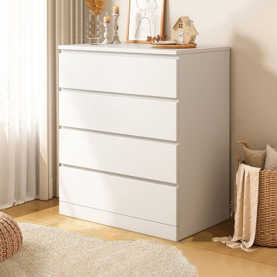 Zeitgen&ouml;ssische Kommode aus Holz mit Schubladen mit Soft-Close-Funktion