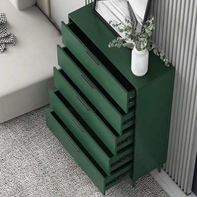 Vertikale moderne Kommode aus Holz f&uuml;r Schlafzimmer, Dessous-Kommode mit Schublade