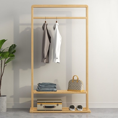 Zeitgen&ouml;ssischer Kleiderb&uuml;gel aus massivem Holz, Design-Garderobe f&uuml;r das Wohnzimmer