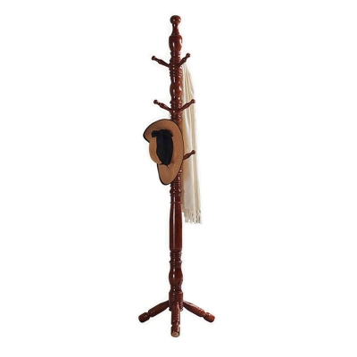 Massivholz-Garderobe f&uuml;r den Eingangsbereich, traditioneller Stil, einfacher Kleiderb&uuml;gel f&uuml;r den Boden zu Hause