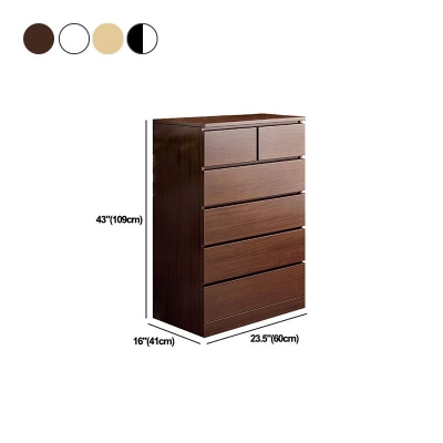 Cassettiera portaoggetti moderna, cassettiera verticale in legno per camera da letto, con cassetti