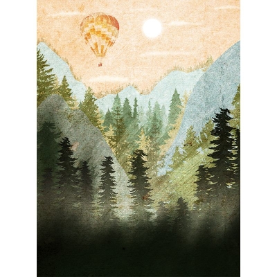 Dreamland Illustration Mural Wallpaper Carta da parati ecologica per interni