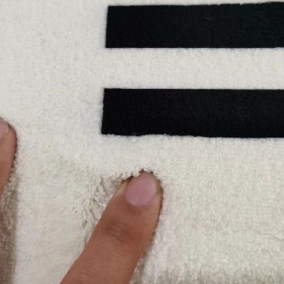 Tappeto a righe in tono grigio Tappeto rettangolare in poliestere resistente alle macchie per la decorazione domestica