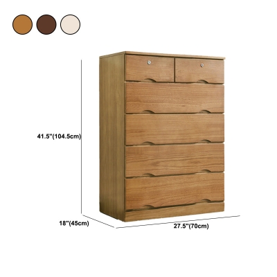 Traditionelle Kommode aus massivem Holz mit Soft-Close-Schubladen, Schlafzimmerkommode