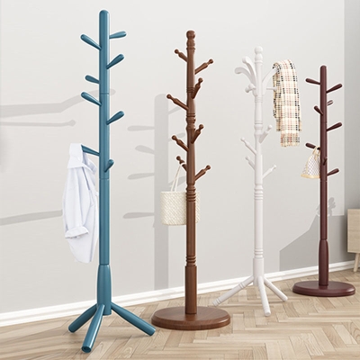 Zeitgen&ouml;ssischer Flurbaum mit Haken, Garderobenst&auml;nder aus Holzwerkstoff