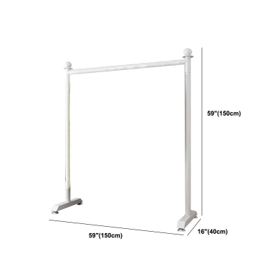 Moderne, minimalistische Metallgarderobe, freistehender Garderobenst&auml;nder mit 2 Beinen