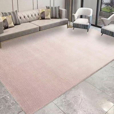 Tappeto in poliestere resistente alle macchie di forma rettangolare in tinta unita Villus per la decorazione domestica