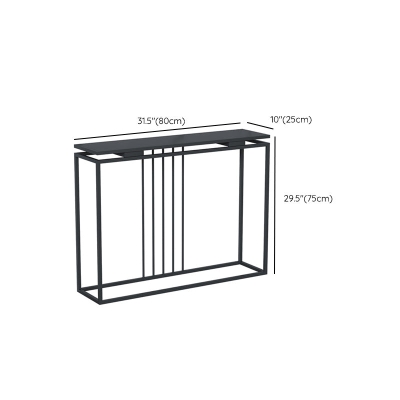Moderner Konsolen-Akzenttisch, Konsolentisch mit Antik-Finish aus Metall