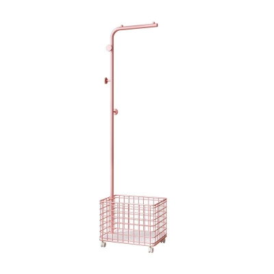 Moderner Flurbaum-Garderobenst&auml;nder aus einfarbigem Metall mit 4 Haken f&uuml;r Schlafzimmer