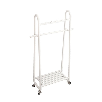 Glam Entryway Kit, H&auml;ngeschiene, unteres Regal und Haken, Garderobenst&auml;nder mit Rollen