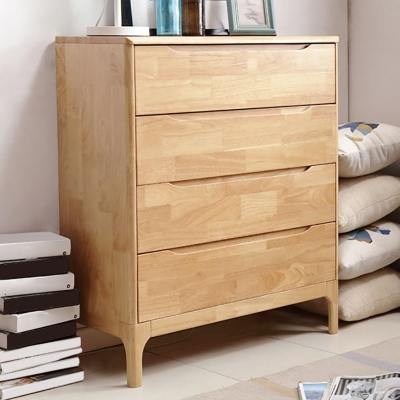 Moderne Kommode aus massivem Holz mit einer Breite von 15,6 Zoll