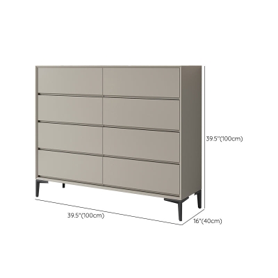 Moderne Steinkommode mit 15,6 Zoll Breite und 8 Schubladen
