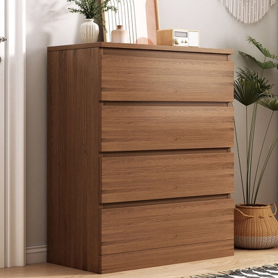 Zeitgen&ouml;ssische vertikale Kommode aus Holz mit Schubladen f&uuml;r Zuhause/B&uuml;ro