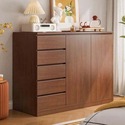Moderne Kommode aus Holz f&uuml;r den Nachttisch