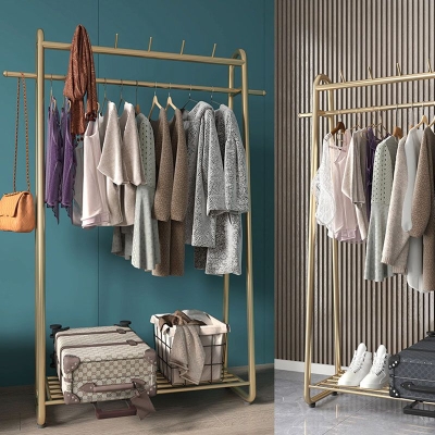 Industrie-Garderobe, metallische, freistehende Haken-Design-Garderobe f&uuml;r Zuhause