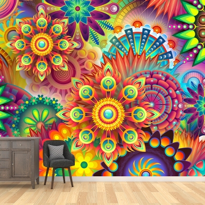 Illustrazione del modello Muffa Decorazione murale contemporanea per il soggiorno