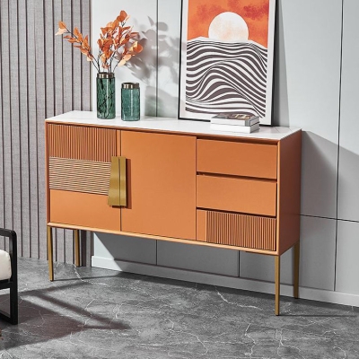 Wsp&oacute;łczesna komoda Glam Combo z kamienną komodą do sypialni