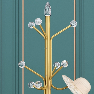 Ganci per albero da ingresso Appendiabiti da albero moderno in metallo per ingresso