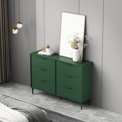 Cassettiera moderna in legno per camera da letto, con cassetto