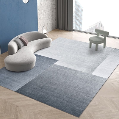 Tappeto casual beige Tappeto a righe in poliestere Tappeto antimacchia per soggiorno