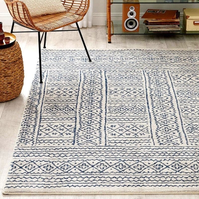 Tappeto Boho Tappeto Boho-Chic Tappeto in poliestere di facile manutenzione per camera da letto