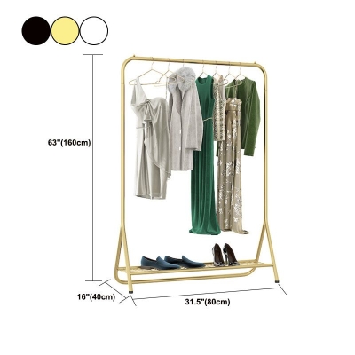 Kleiderb&uuml;gel-Set f&uuml;r den Eingangsbereich, Metall-H&auml;ngestange, Garderobe f&uuml;r Wohnzimmer