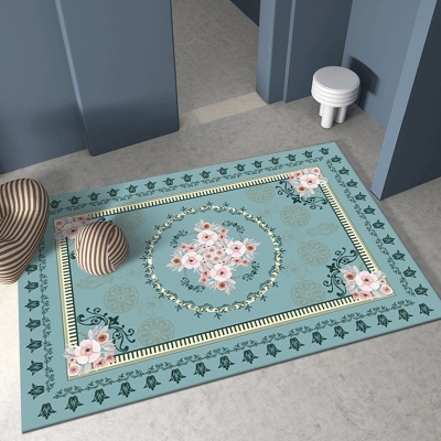 Tappeto con stampa 3D rosso vino Tappeto moderno in poliestere Tappeto resistente alle macchie per soggiorno