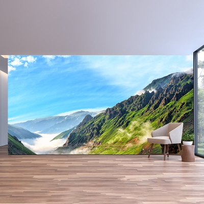 Fotografie, schmutzabweisende Wandgem&auml;lde, Wohnzimmer-Wandbild-Tapete