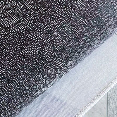 Tappeto moderno nero Tappeto grafico in poliestere Tappeto resistente agli strappi per soggiorno