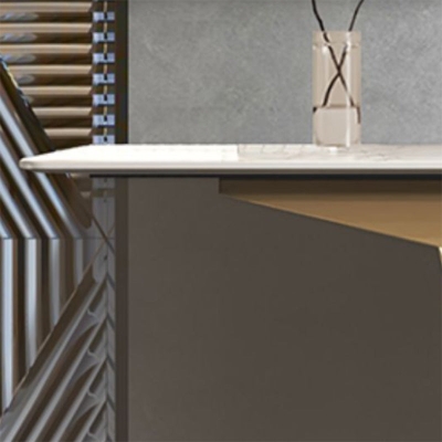 Consolle per divano Glam Half Moon con staffa in acciaio inossidabile per ingresso