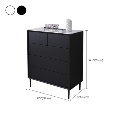 Cassettiera portaoggetti in legno per camera da letto moderna, larga 15,7 pollici, con cassetti