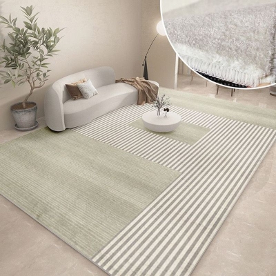 Tappeto Grey Line Tappeto in poliestere semplice Tappeto lavabile per salotto
