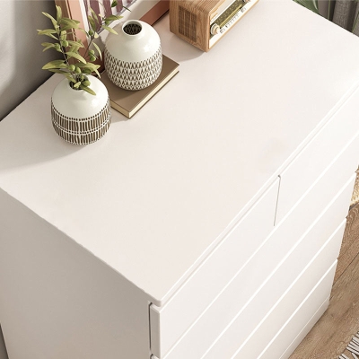 Zeitgen&ouml;ssische Kommode aus vertikalem Ingenieurholz, Schlafzimmer-Dessouskommode mit Schublade