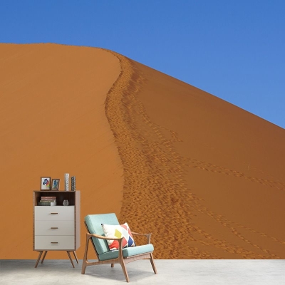 Carta da parati fotografica resistente alle macchie del deserto, decorazione murale per soggiorno
