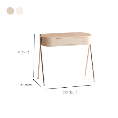 Tavolo da toeletta moderno in legno per camera da letto, tavolo da toeletta per trucco con cassetto