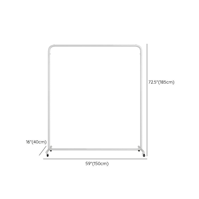 Kit da ingresso moderno per appendiabiti con barra appendiabiti in metallo