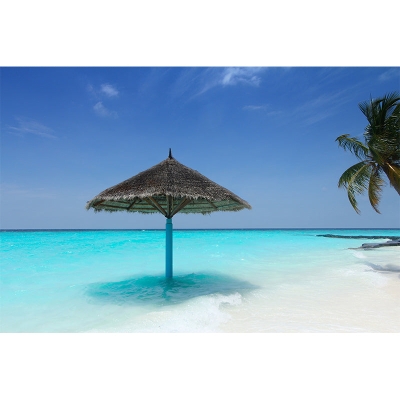 Carta da parati decorativa per soggiorno con fotografia di spiaggia di mare