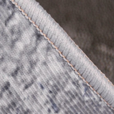 Tappeto moderno grigio Tappeto grafico in poliestere Tappeto con supporto antiscivolo per la decorazione domestica