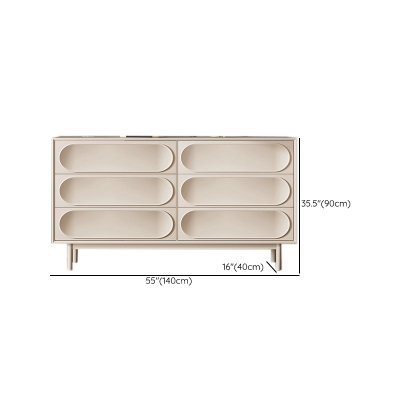 Kommode aus Holz, moderne Kommode mit Schubladen
