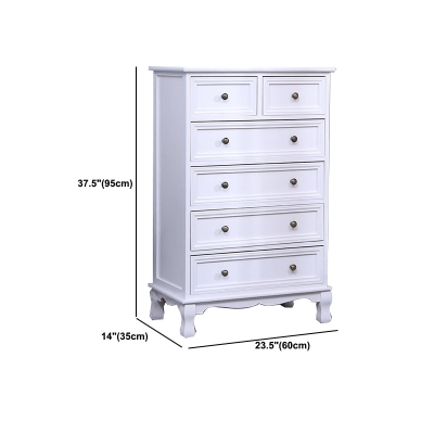 14" D Massivholz-Aufbewahrungstruhe Traditionelle vertikale Dessous-Kommode mit Schubladen