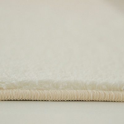 Tappeto moderno beige Tappeto lavabile in poliestere con area colorata per salotto